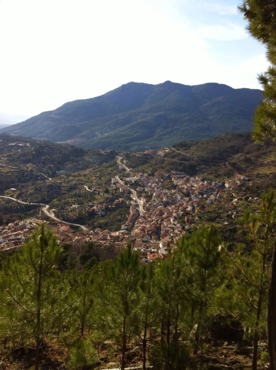 Pedro Bernardo en la sierra de Gredos, valle del Tiétar