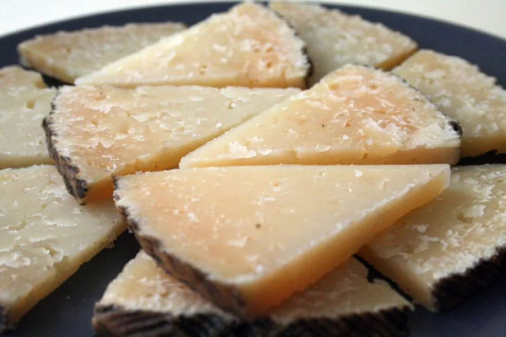 Tabla de queso curado