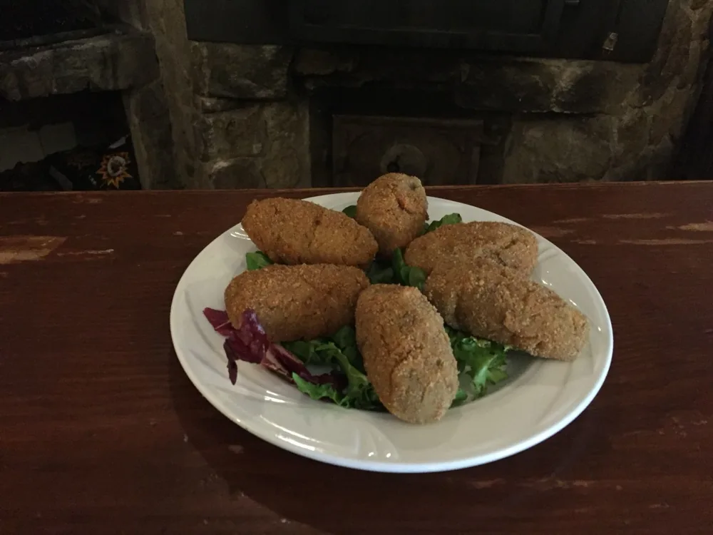 Croquetas de boletus con trufa