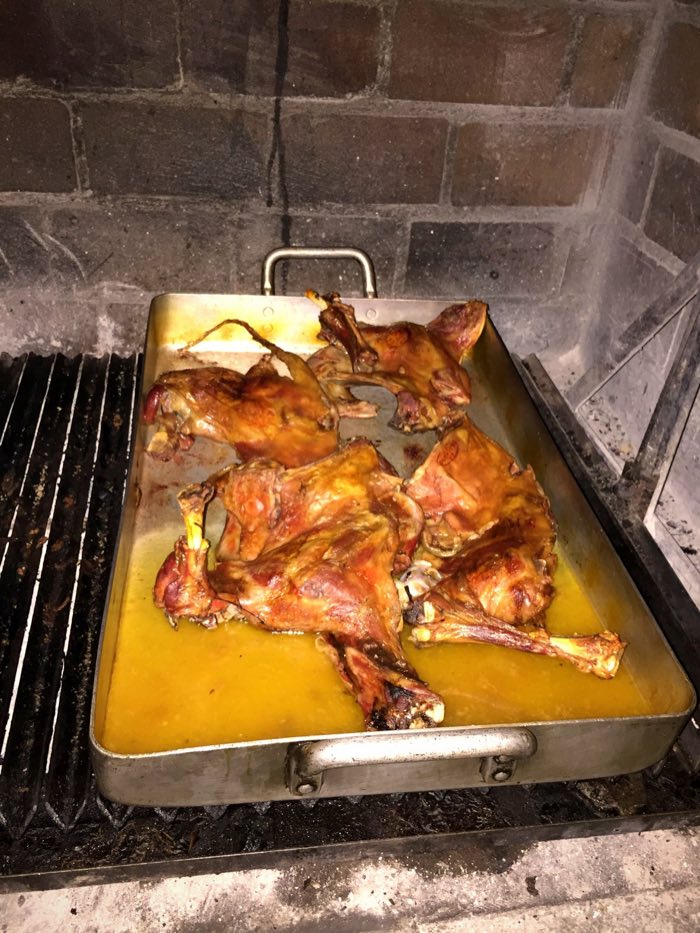 Cordero asado